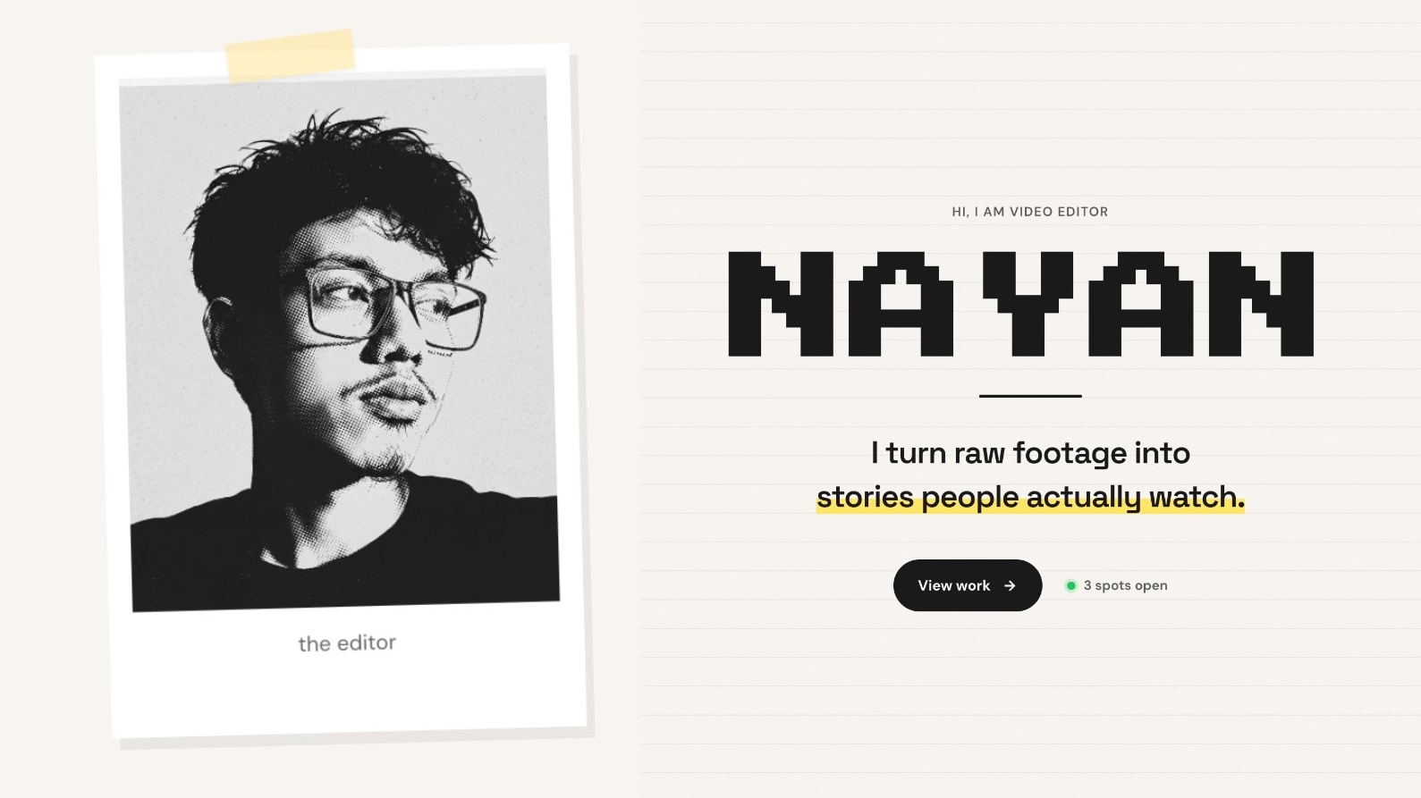 Paper-Aesthetics portfolio